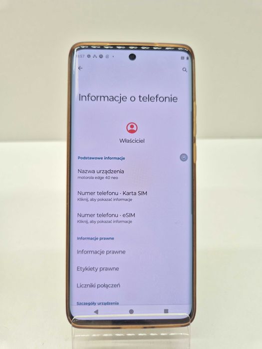 Motorola Edge 40 Neo 5G 12/256 GB czarny