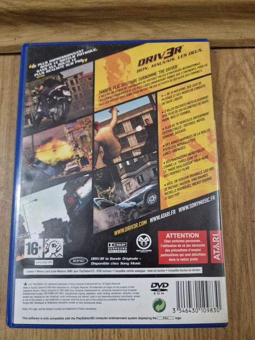 Ps2 driver 3 stan kolekcjonerski jez angielski