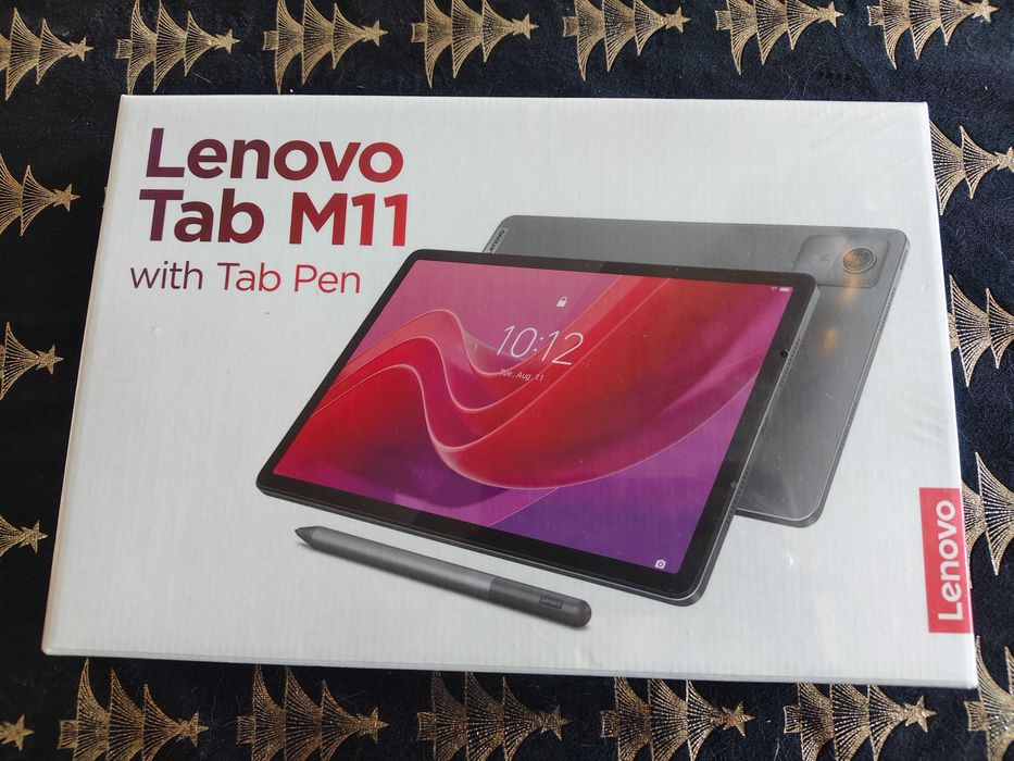 Tablet Lenovo M11, 128 GB, czarny, rysik, NOWY, folia, Android, okazja