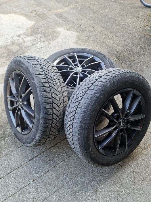 Felgi 16" 5x108 Borbet model W Mistral Anthracite Glossy + opony + śruby