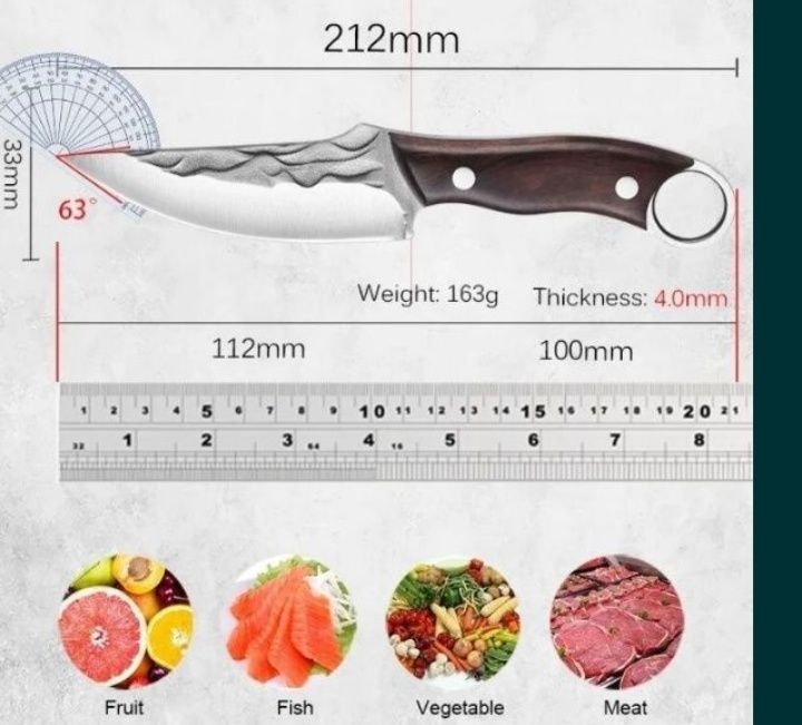 Ніж кухонний ,Нержавіюча сталь