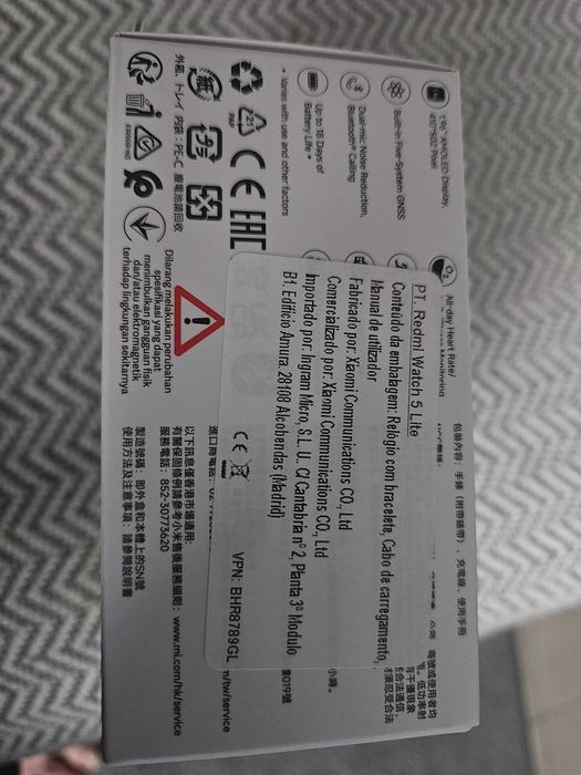 Smartwatch redmi watch 5 lite