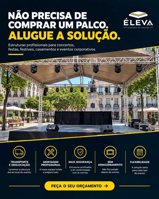 Aluguer de Palcos para Eventos, Concertos e Festivais