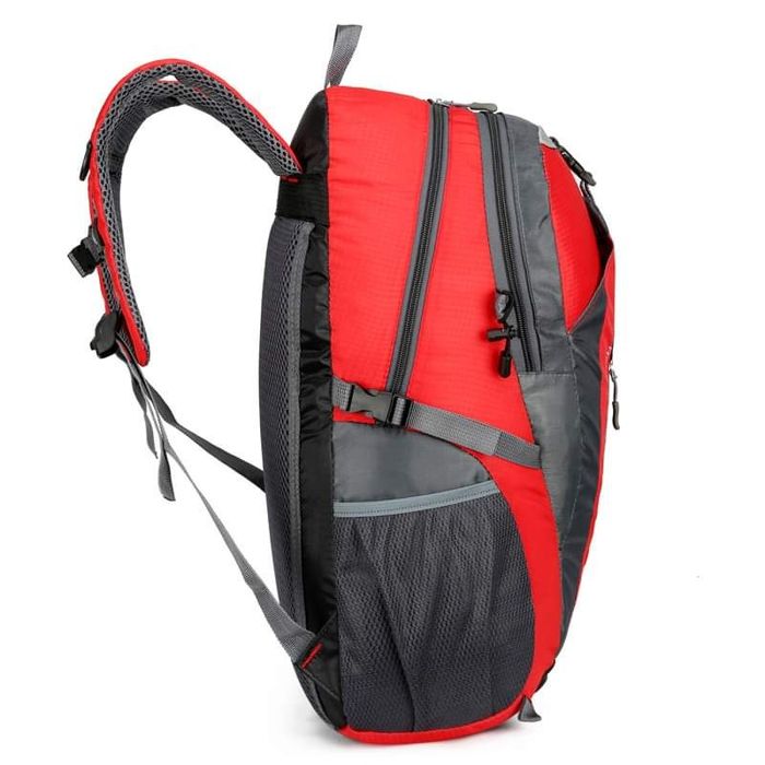Plecak turystyczny 35L NOWY. Lekki, do góry/na rower. Pomarańcz/Zieleń