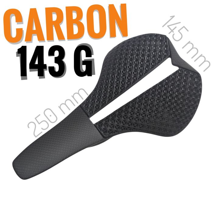 Carbon! Plselis 145 mm siodełko siodło rowerowe carbonowe druk 3d