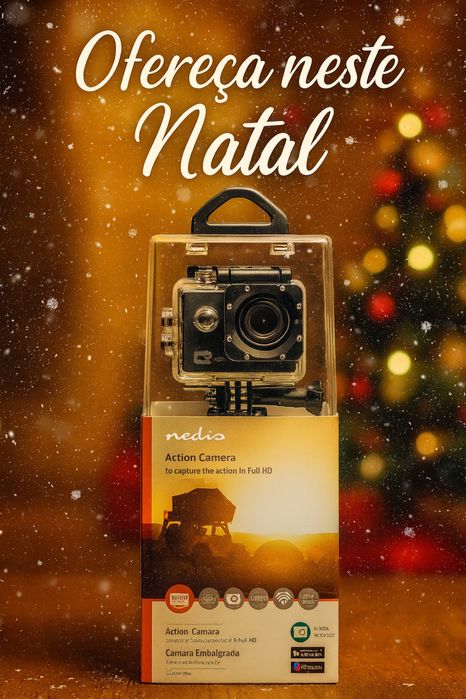 Nedis Câmera de ação ACAM21BK 12Mp