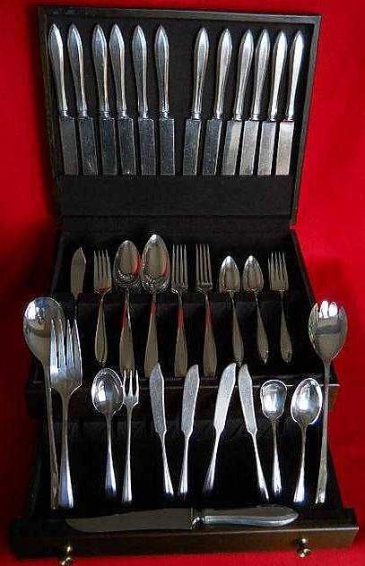 Набор столовый Мельхиор/Серебро