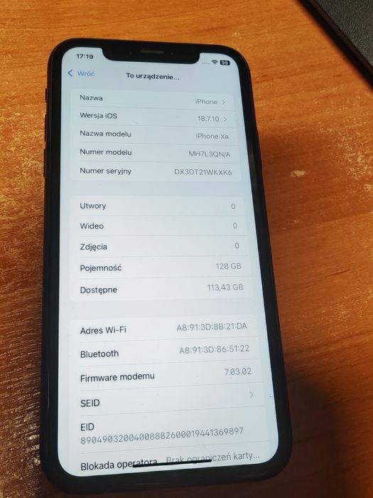 iPhone Xr Biały 64Gb
