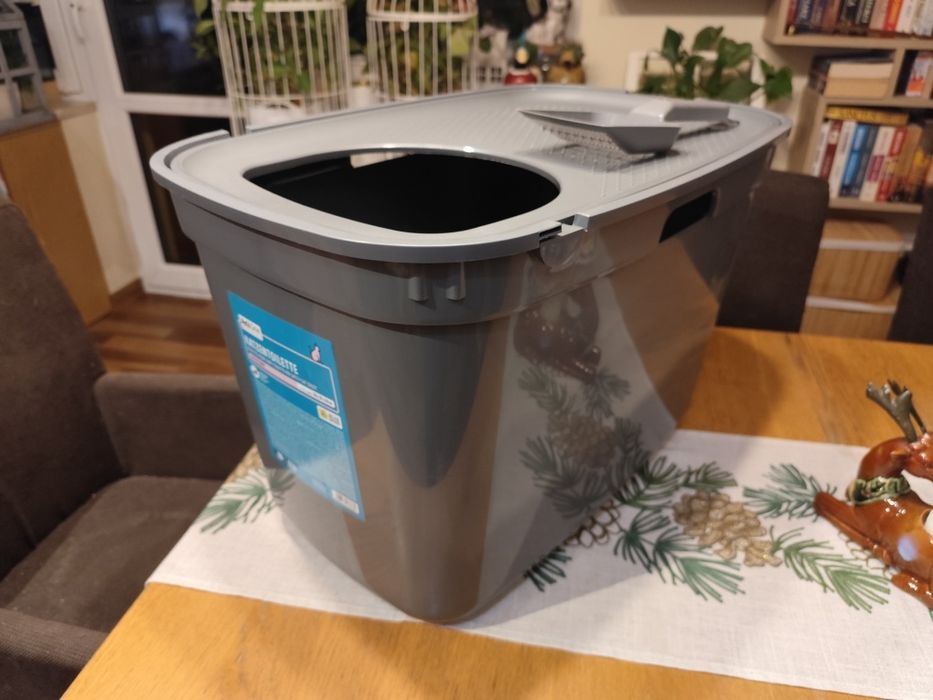 AniOne kuweta dla kota z wejściem od góry 58x39x39 cm