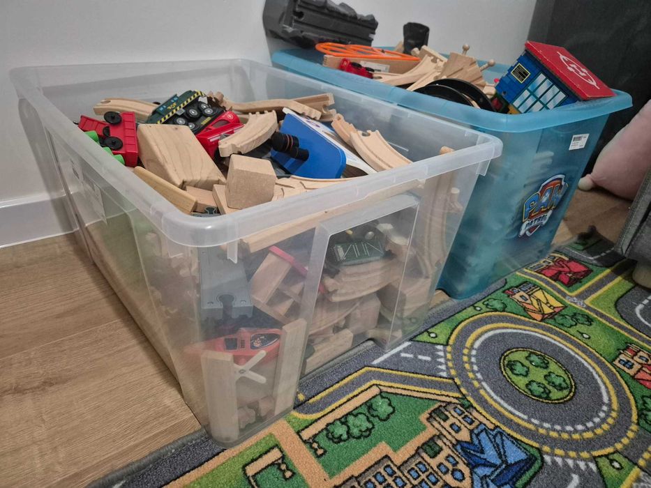 Tory drewniane. Ciuchcie elektryczne. MEGA ZESTAW