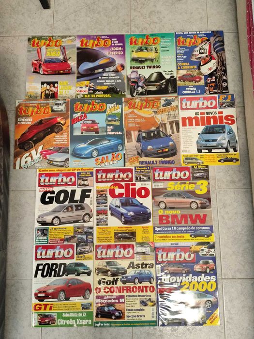 Enorme coleção quase completa de Turbo e catálogos