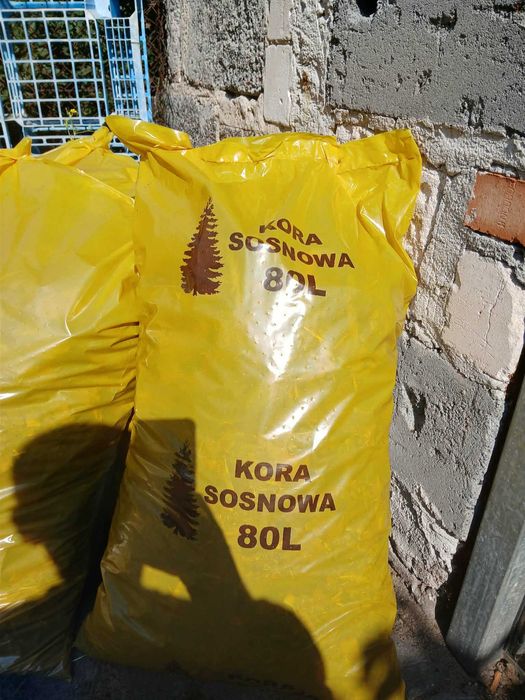 Kora Sosnowa Worki 80L z dowozem