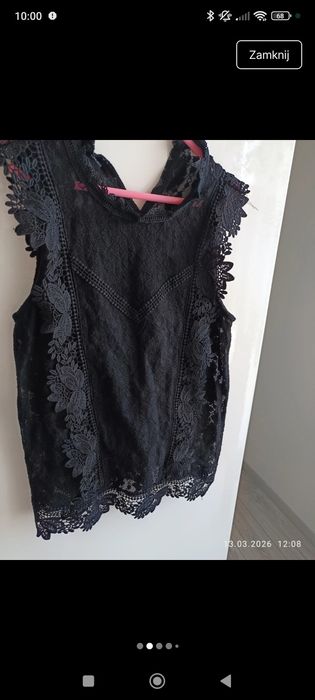 Bluzeczka koronkowa rozmiar M firma Stradivarius