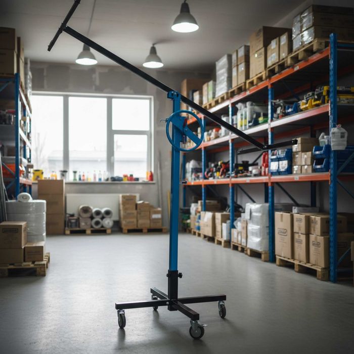 Podnośnik do płyt GK OSB karton gips 170-290 cm do 40 kg Mobilny