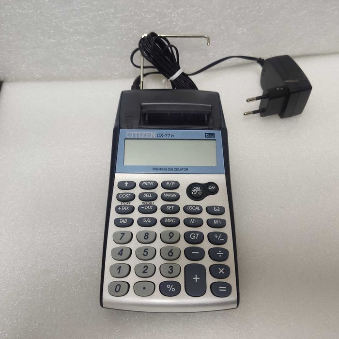 Calculadora Citizen CX-77IV 12 digitos com impressão em rolo de papel