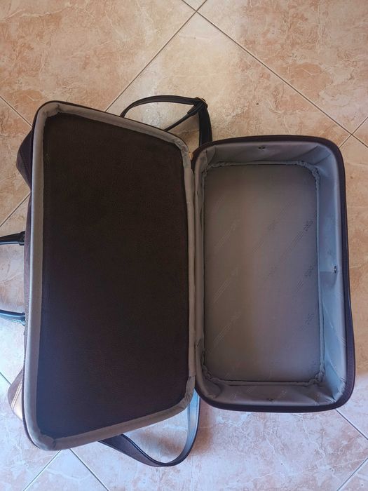 Mala de Viagem em Pele Vintage