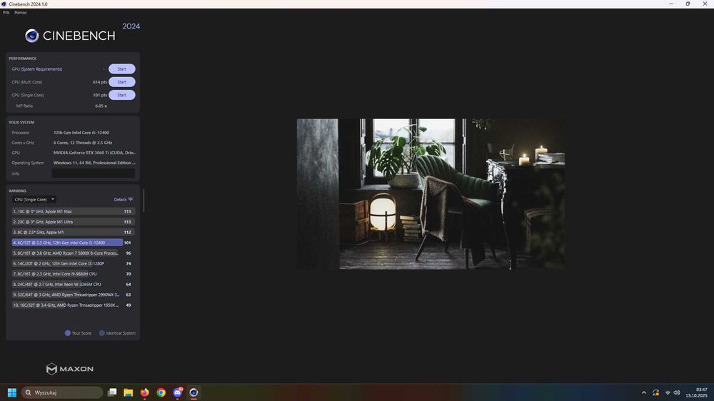 Komputer gamingowy i5-12400 / RTX 3060 Ti / 16GB RAM / 1TB NVMe