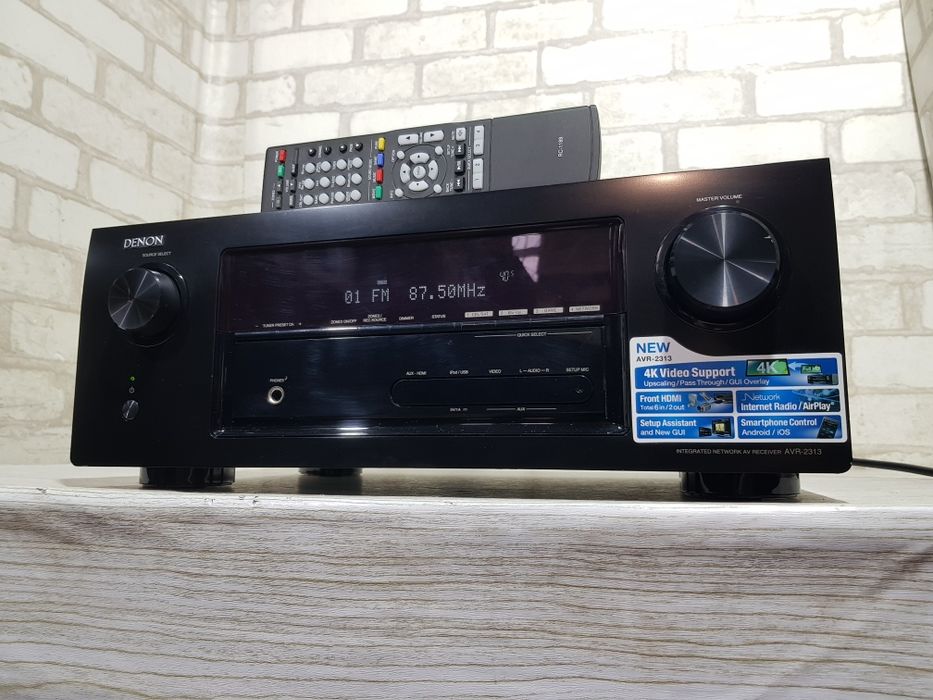 7.2 AV ресивер DENON AVR 2313, *7x135 Вт, HDMI,USB,4K, б/у з Німеччини
