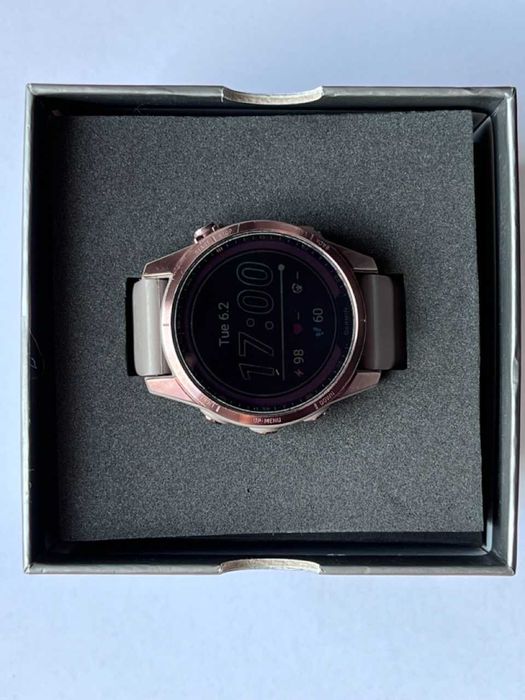 Zegarek GARMIN Fenix 7S Sapphire Solar Dark Bronze Titanium
