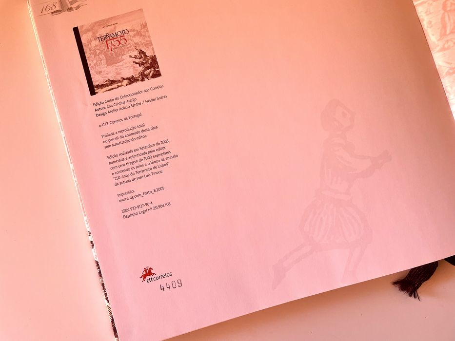 Livro O terramoto de 1755