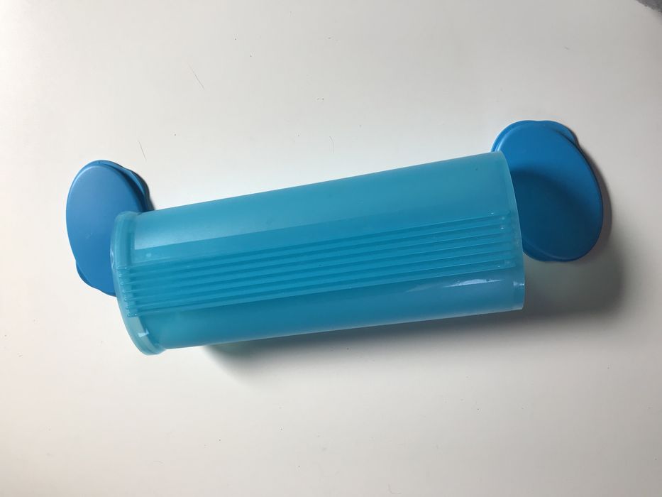 Компактус для спагетти, контейнер синій tupperware