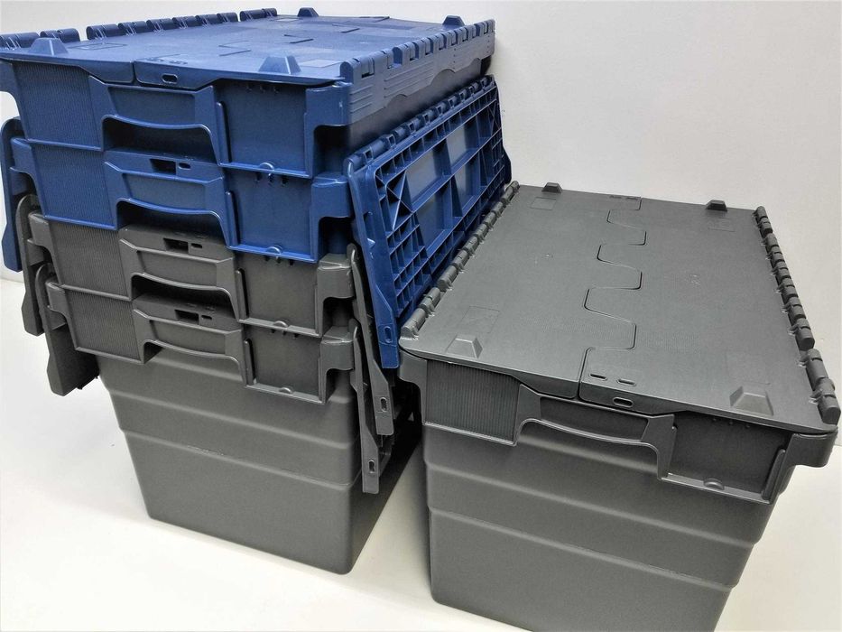 Pojemnik transportowy magazynowy kurierski zamykany-60x40x36cm.-NOWY