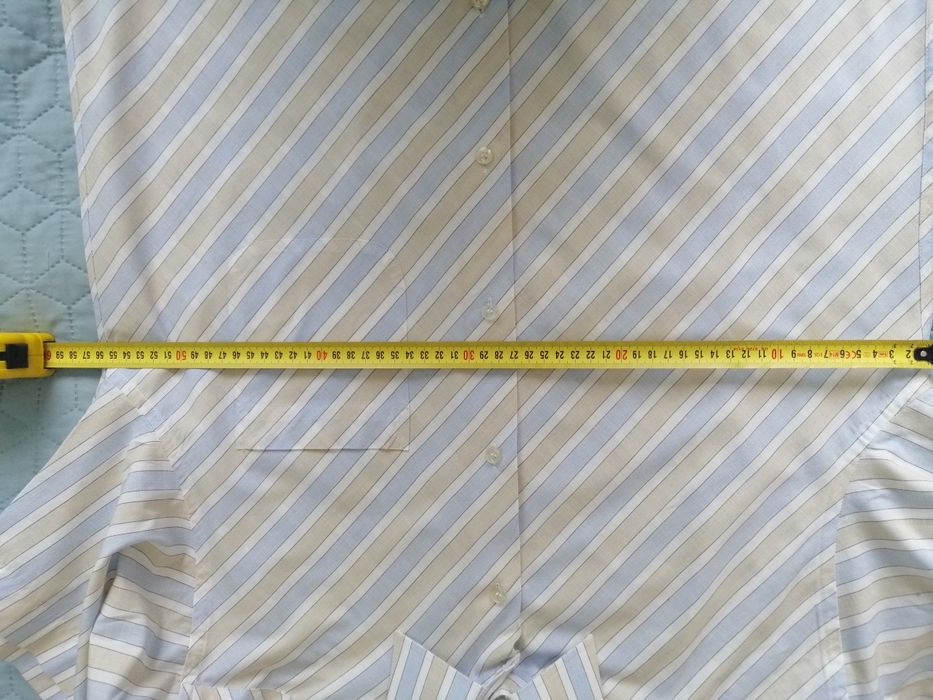 Koszula z krótkim rękawem w paski elegancka