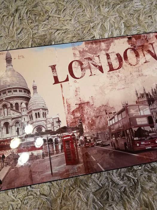 Duży drewniany fotoobraz