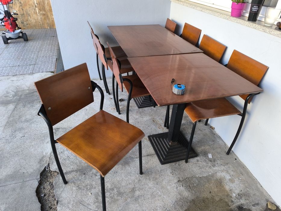 Mesas e cadeiras cozinha / terraço/ esplanada