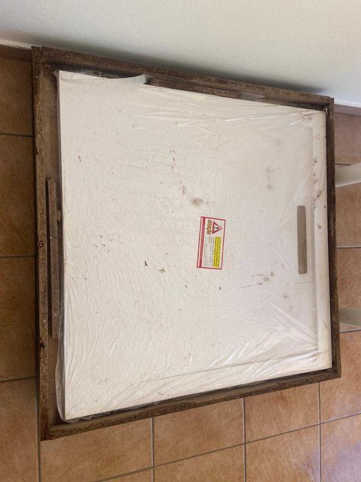 Base de duche Planstone quadrada (90x90) - Nova