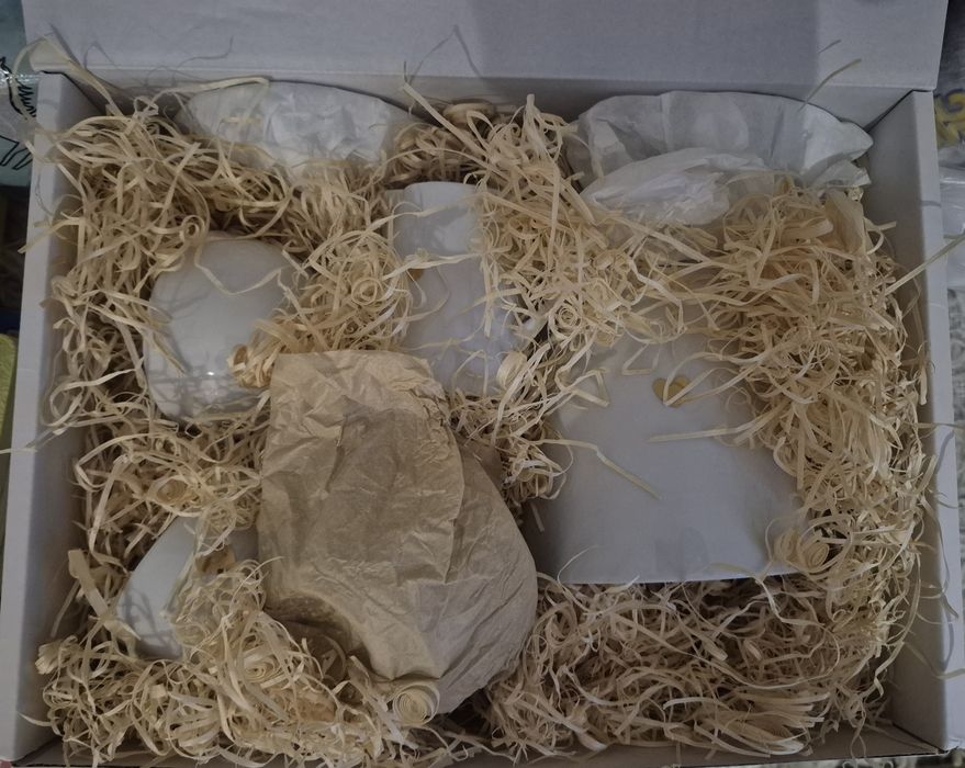 Zestaw zastawy stołowej mąż żona