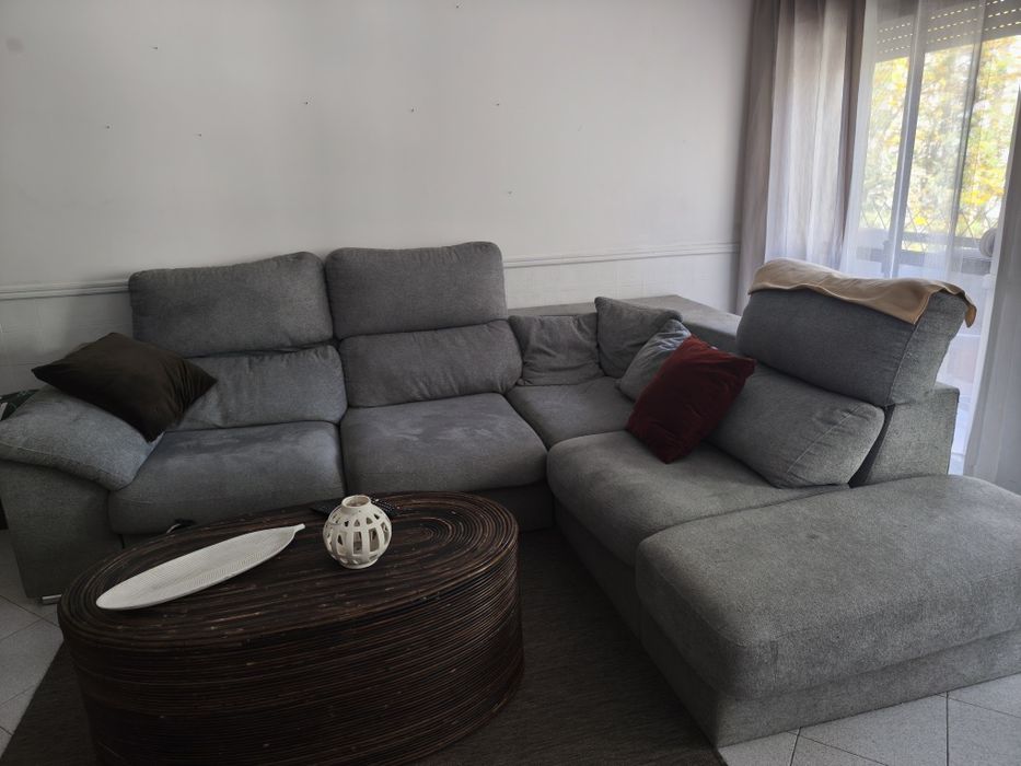 Sofá com 2 lugares de chaise lounge