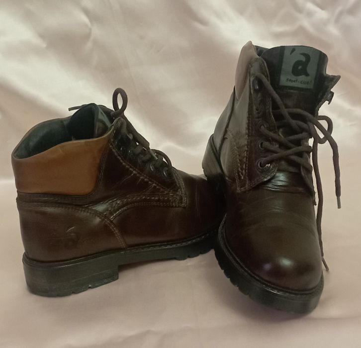 Чоботи теплі шкіряні Італія