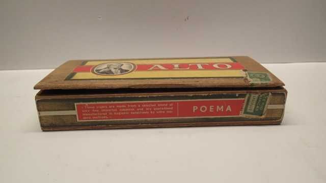 Caixa de charutos vazia da "ALTO"