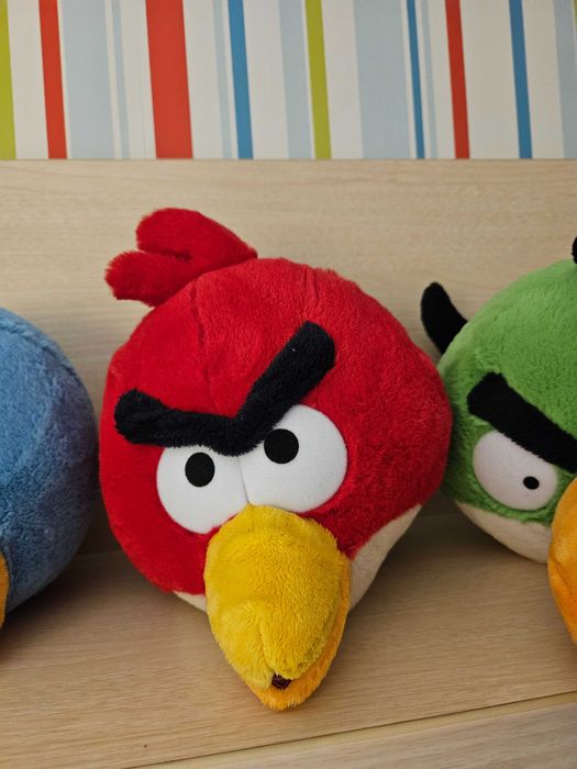 Colecção de 10 Peluches dos Angry Birds