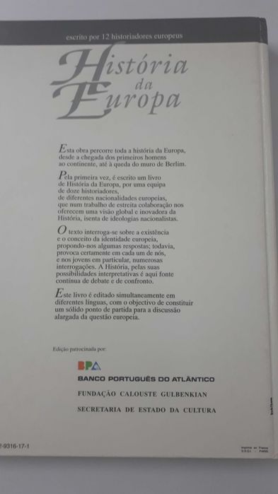 A História da Europa - Minerva