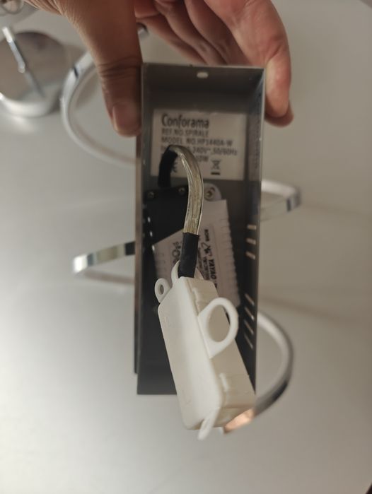 Aplique parede Conforama Spirale - LED424178648204584965