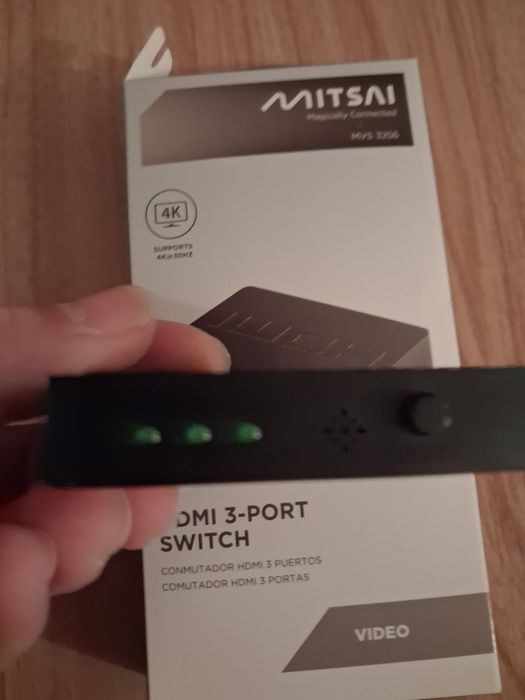 HDMI switch 3 portas mitsai