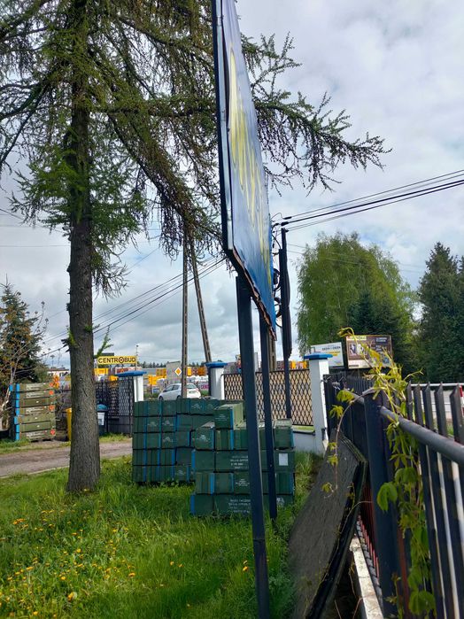 Stojak reklamowy billboard konstrukcja reklamowa 3,9m x 1,5m Solidny