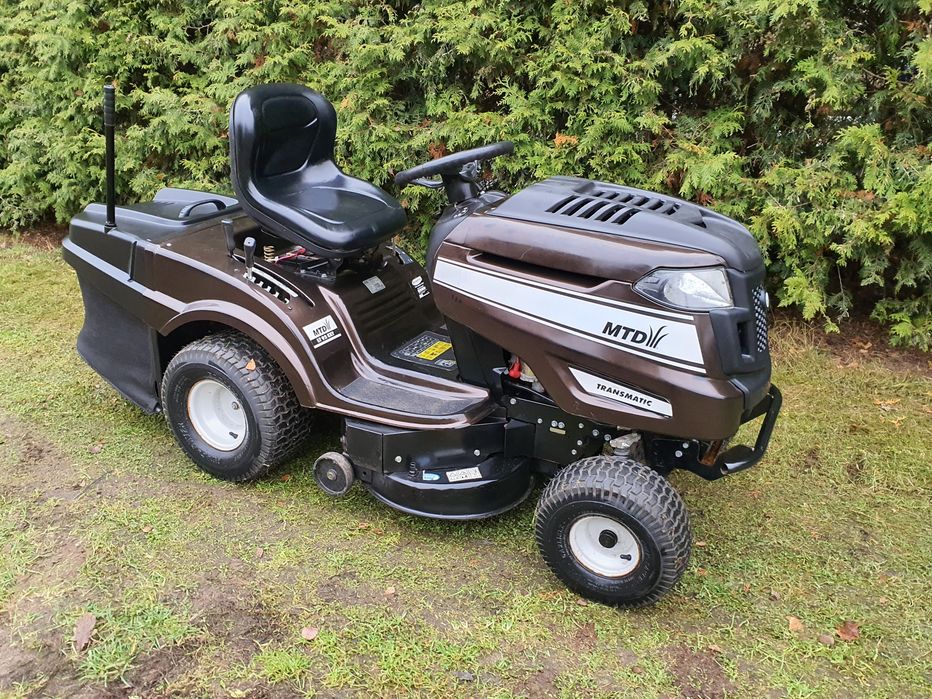 Traktorek kosiarka MTD z koszem 16 km pompa oleju transmatic