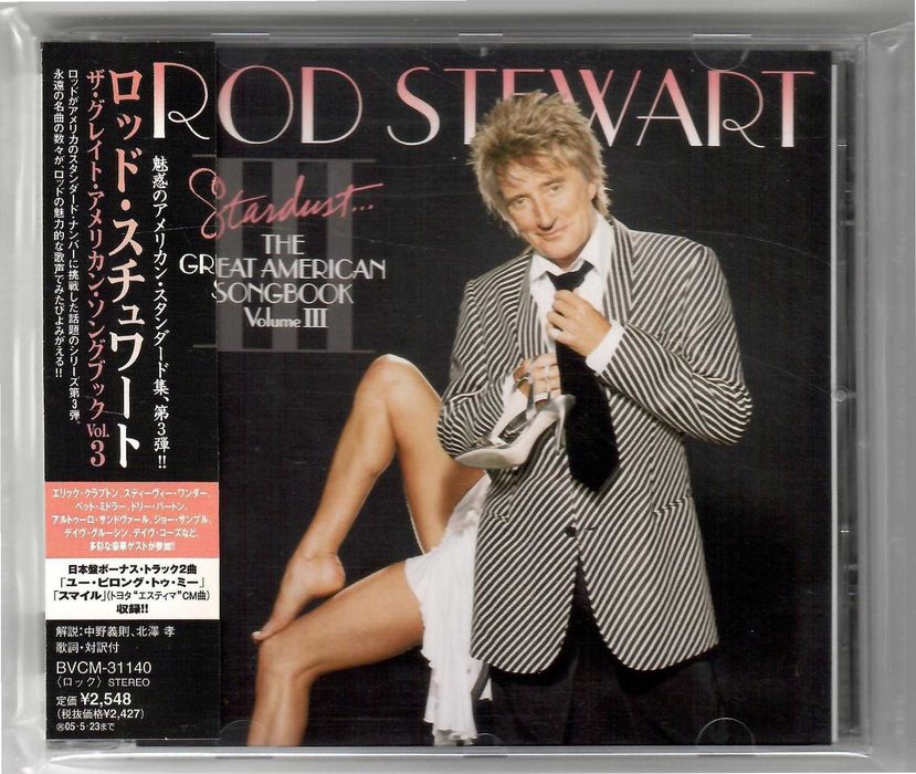 Rod Stewart - Stardust The Great American Songbook Volume 3 - CD OBI JAPAN