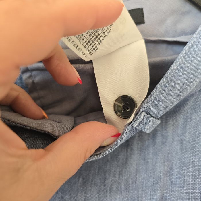 Spodnie materiałowe hm m 38 l 40 len linen długie