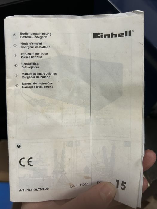 Carregador bateria EINHELL