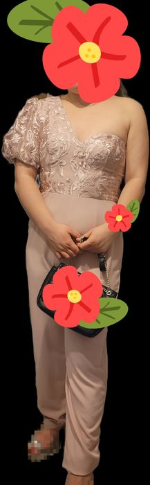 Kombinezon wieczorowy na wesele, studniówkę, sylwestra