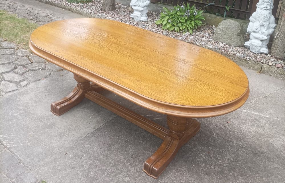 Ława, stół dębowy