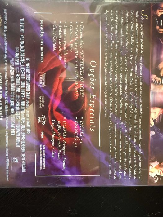 David Lynch – Blue Velvet - Veludo Azul