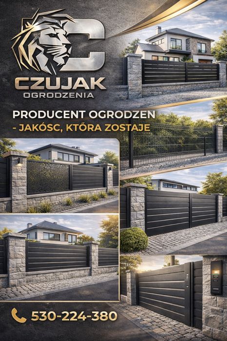 Czujak- Jakość ktora zostaje Ogrodzenia Frontowe PRODUCENT balkony