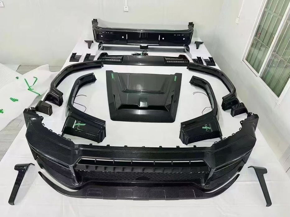 Обвес BRABUS 2025 Карбон для Mercedes G W464 W465 Капот Спойлер Люстра