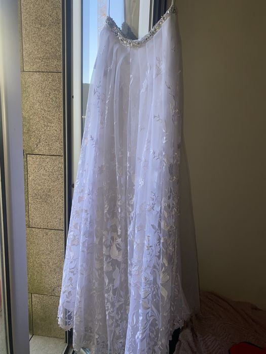Vestido de Noiva + Véu de Noiva 2 M