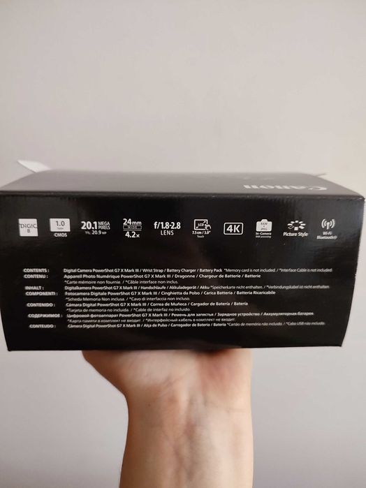 Canon Powershot G7X Mark III (Black)